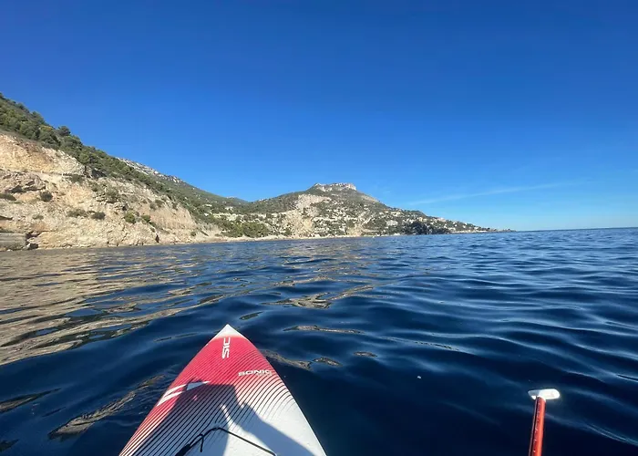 アパート Ezevacances Capuccino Vue 5 Mn 7 Mn Gare Wifi エズ